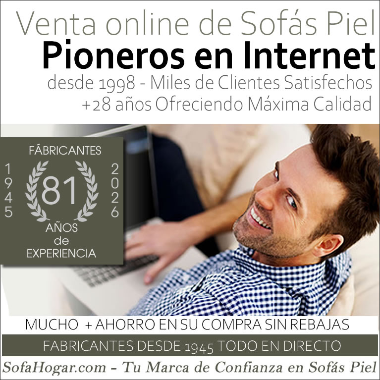 sof&aacute;s de piel ventajas en SofaHogar